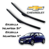 Kit 2 Escobillas Delanteras Chevrolet Prisma 2013 A 2023