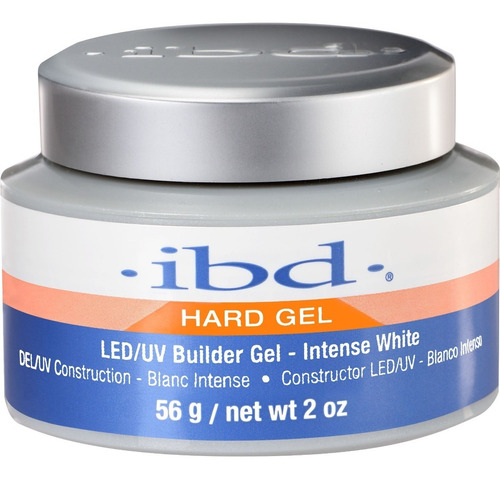 Builder Gel Ibd 56gr Led/uv Gel Constuctor + Pincel Color Intense White 56 Gr Led/uv