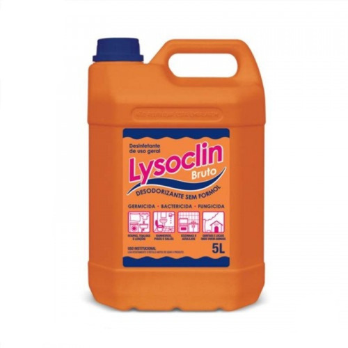 Desinfetante Bruto Lysoclin Liquido 5 Litros Bactericida