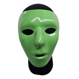 Mascara Elegante Cara Verde Terror Cosplay Halloween 