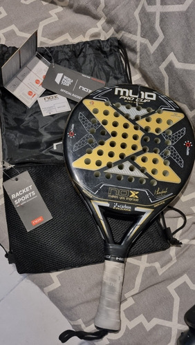 Paleta Nox Ml 10 Pro Cup Black Edition Miguel Lamperti Padel