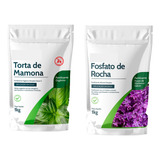 Kit 2kg Adubo Orgânico Crescimento Floração Rosa Do Deserto