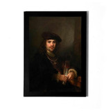 Quadro Rembrandt Homem Com Espada 1644