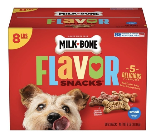 Croquetas De Premio, Small Snacks Para Perro Milk Bone, 8lbs
