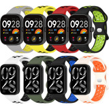 8 Correas Sport Para Xiaomi Mi Band 8 Pro / Redmi Watch 4