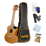 Rockjam Kit De Ukelele Tenor Prmium Con Afinador, Bolsa De C