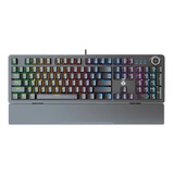 Teclado Gamer Mecanico Fantech Maxpower Mk853 Switch Blue Pc Color Del Teclado Negro