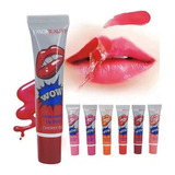 Set De 6 Labiales Tintas De Labios Peel Off 24 Hrs Waterprof