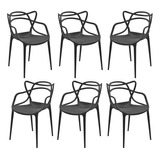 Conjunto 6 Cadeiras Allegra Para Mesa De Jantar Com Encosto