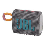 Jbl Go 3 Bluetooth Portátil 4,2w  Prova D'água  Cor Cinza 