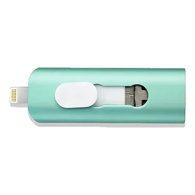 Memoria Usb 3 En 1 Usb Lightning, Android, Pc 1 Tera 1tb Color Verde | Meses sin interés