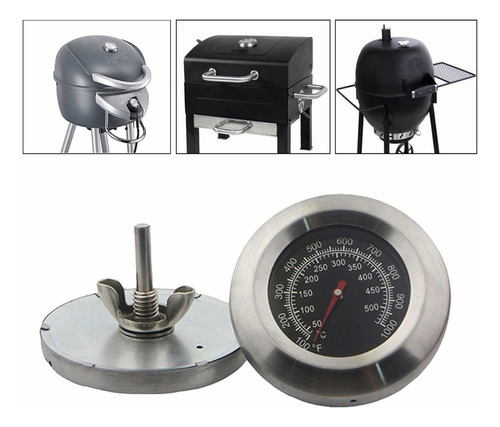 Termómetro Para Horno Asador Cocina 50 A 500ºc /100 A 1000ºf