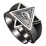 El Anillo Masculino Del Ojo De Horus Ajusta El Ojo De Dios