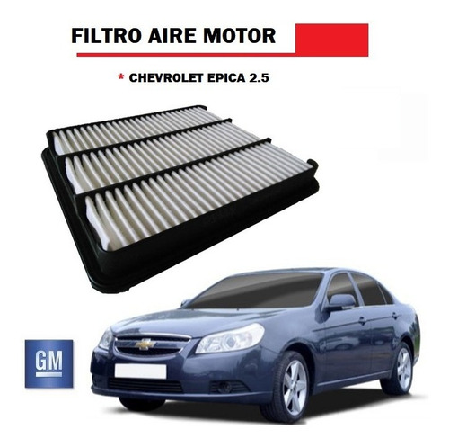 Filtro Aire Motor Chevrolet Epica Foto 2