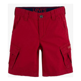 Pantalón Corto Short Levis Original Rojo Niño