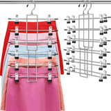 Clothes Rack, Trouser Rack, Space Saving Closet Organizer