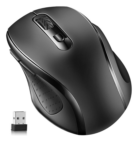 Mouse Inalámbrico Ergonómico 2,4g Receptor Usb 4 Dpi Modos