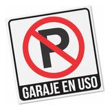 Señalización Aviso Letrero Plástico Prohibido Parquear 50x50