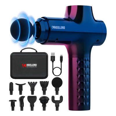 Pistola Masajeadora Inalámbrica Keelead Y3 10 Cabezales Pantalla LCD | Envío gratis