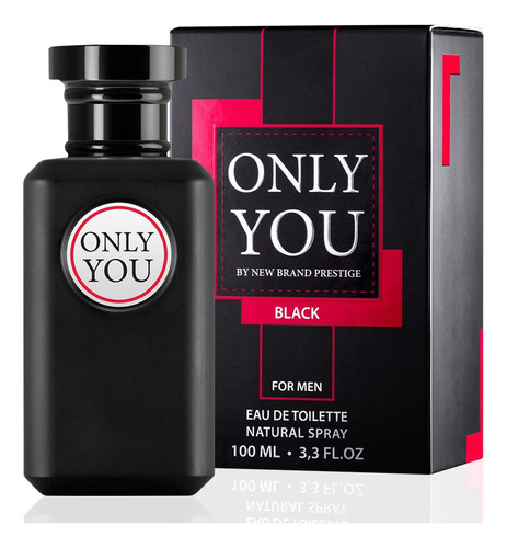 Perfume New Brand Only You Black Masculino 100ml - Original