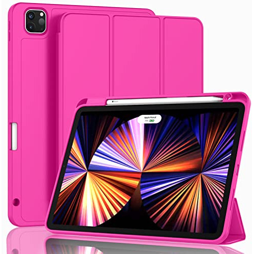 Funda Para iPad Pro De 11 2022 Con Portalapices - Rose Red