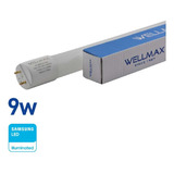 Pack 2 Tubos Led T8, 9w Luz Fria, Wellmax 60cm