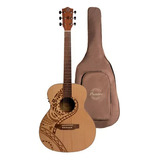 Guitarra Bamboo Ga-38-pacifica-q Electroacustica + Funda 