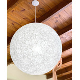 Lámparas Esfera Colgante Hilo Promo Blanco