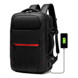 Mochila De Viaje Expandible,mochila De Viaje Extra Grande Mochilas Para Portátiles De 17 Pulgadas Bolsa De Trabajo De Negocios Antirrobo Con Carga Usb