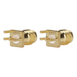 100 Piezas Sma Hembra Zócalo 4 Pines Rf Connector Ancho