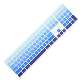 Cubierta Azul Ombré Para Apple iMac Magic Teclado Inalámb