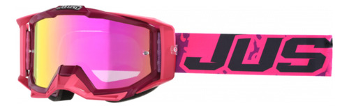 Antiparra Motocross Visor Extra Solid Leopard Pink Just1