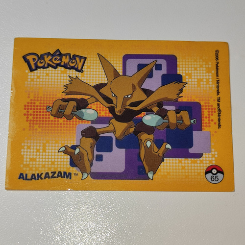 Alakazam Estampa Pokémon Álbum Premium Mexico Salo