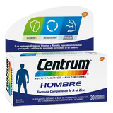 Suplemento Em Comprimidos Gsk  Centrum Homems Cálcio Centrum Homems Em Caixa De 36g 30 Un