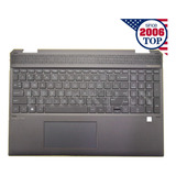 Palmrest W/backlit Keyboard For Hp Spectre 15-df 15t-df  Aab