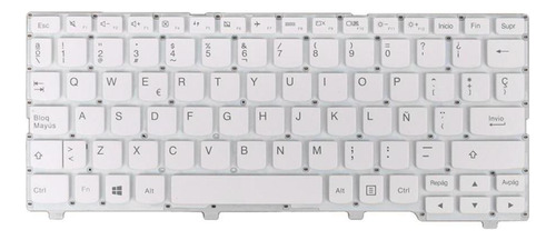 Teclado Retroiluminado Estándar Para Computadora Blanco