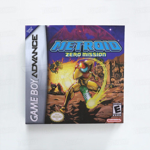 Metrod Fusion & Metroid Zero Mission - Cajas Gba Con Soporte