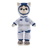 Rakki Dolli Plush Husky Dog Toy Vestido Con Ropa Encantadora