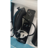 Controle Wii Remote Motion Plus Nintendo Wii Preto Wii U