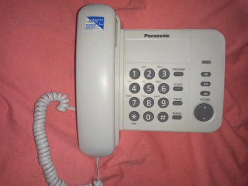 Teléfono De Línea Panasonic Kxts520 Ag Funcionando