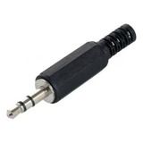 Ficha Plug Estereo St 3,5mm Plastica X 10 U