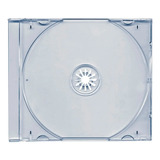 Pack 10 Cajas Cd Single Transparente 10.4mm Calidad Premium