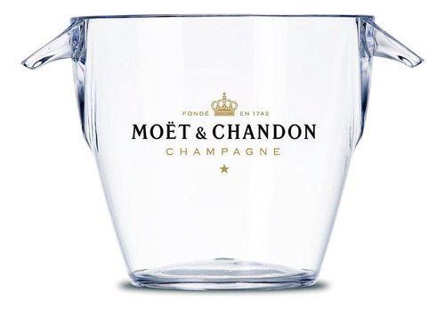 Cooler Acrílico Moet Chandon 4l Personalizado À Tinta 