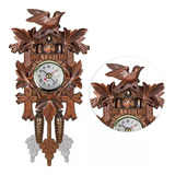 Reloj De Pared Con Forma De Pájaro Cuco, Decoración Colgante