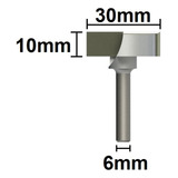 Fresa Desbaste Radix 30x6mm Ideal Aplainar P/ Tupia