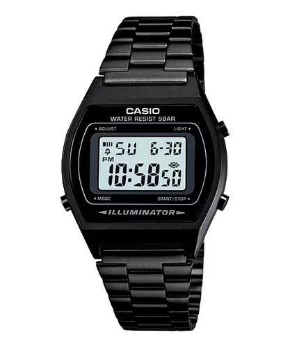 Reloj Casio Vintage Negro B-640wb Garantia Oficial