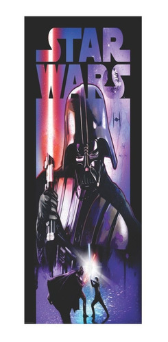 Adesivo Decorativo De Porta Darth Vader Star Wars Mod4 (cd4)