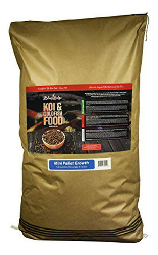 Blue Ridge Fish Food Pellets 50lb Koi Y Goldfish Fórmula De 