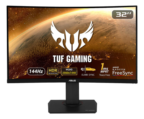 Monitor Asus Tuf Gaming 32  1440p Hdr Curved (vg32vq) - Qhd