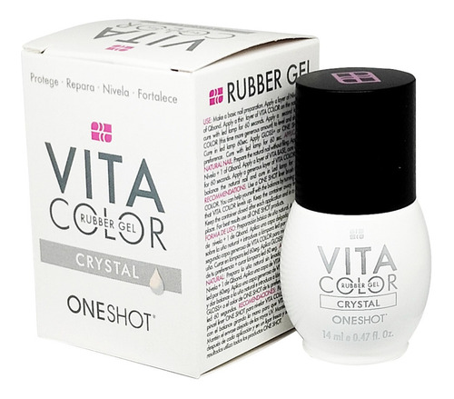 Vita Color Rubber Gel One Shot Con Vitaminas Y Calcio